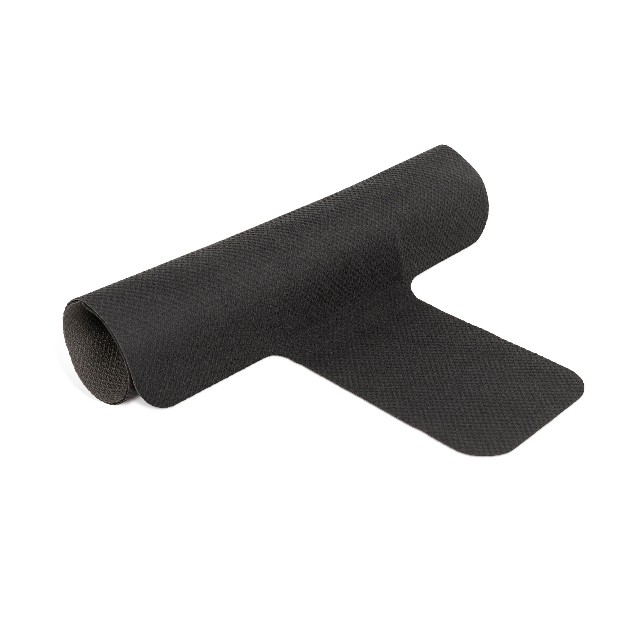 Generic Pilates Mat For Reformer Towel Black Rubber Backing