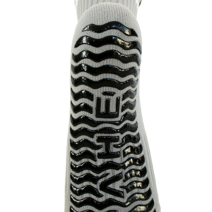 STUDIO GRIPPY CREW SOCKS LARGE PEBBLE GREY
