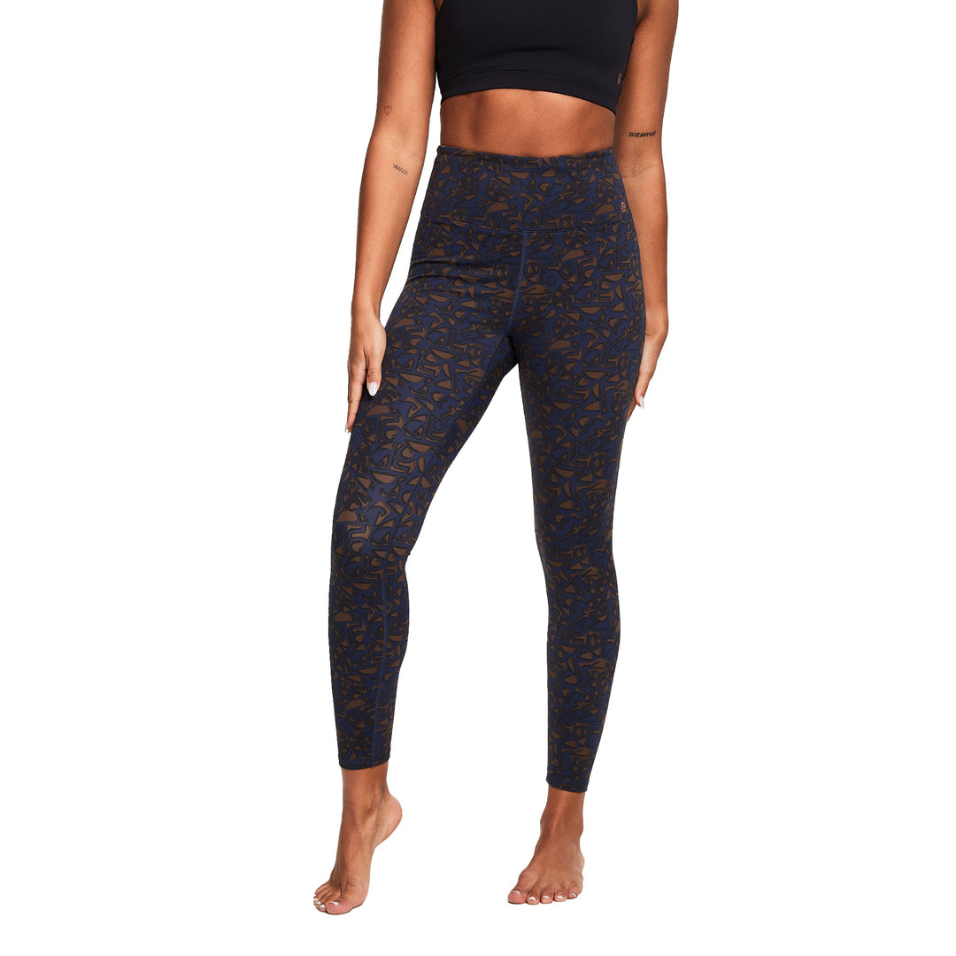 DINAMICA HIGH-RISE LEGGING 7/8 SYMBOL NAVY