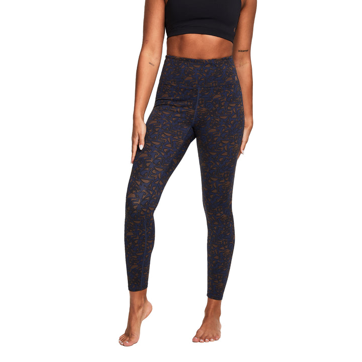 DINAMICA HIGH-RISE LEGGING 7/8 SYMBOL NAVY
