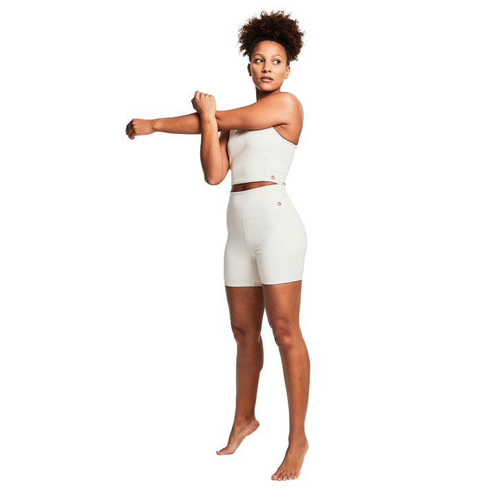 DINAMICA HIGH-RISE SHORTS 5" COCONUT