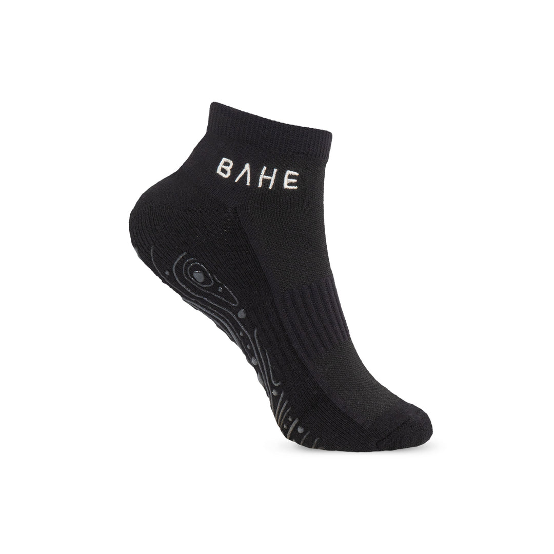STUDIO GRIPPY ANKLE SOCKS ANTHRACITE