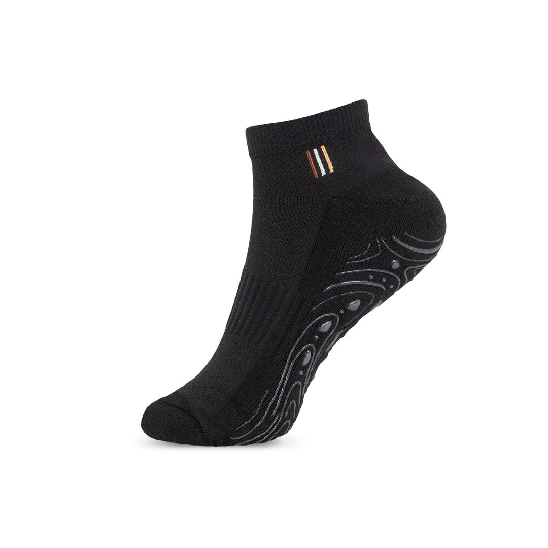 STUDIO GRIPPY ANKLE SOCKS ANTHRACITE