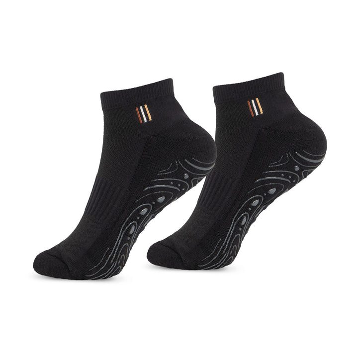 STUDIO GRIPPY ANKLE SOCKS ANTHRACITE