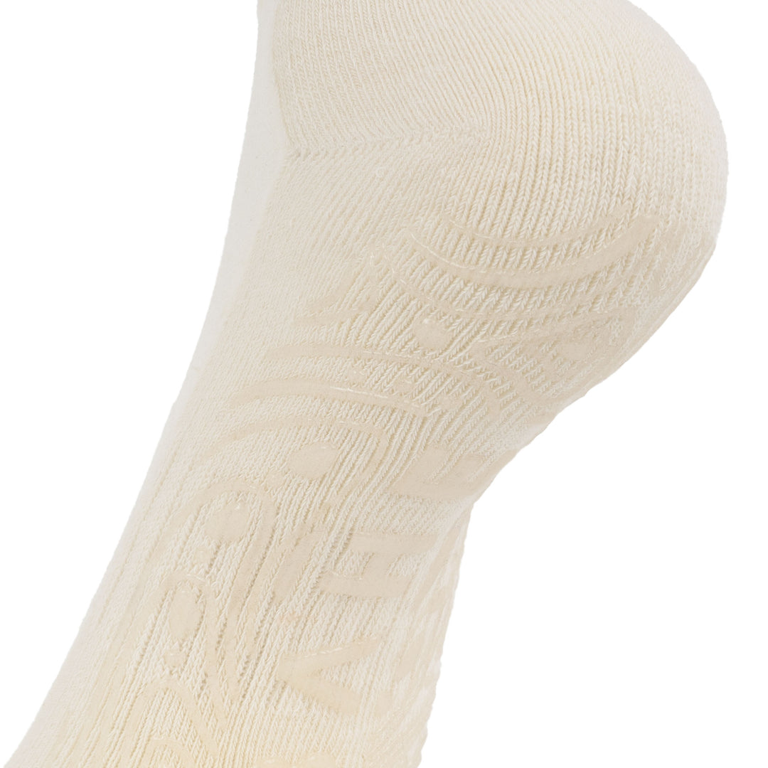 STUDIO GRIPPY CREW SOCKS COCONUT