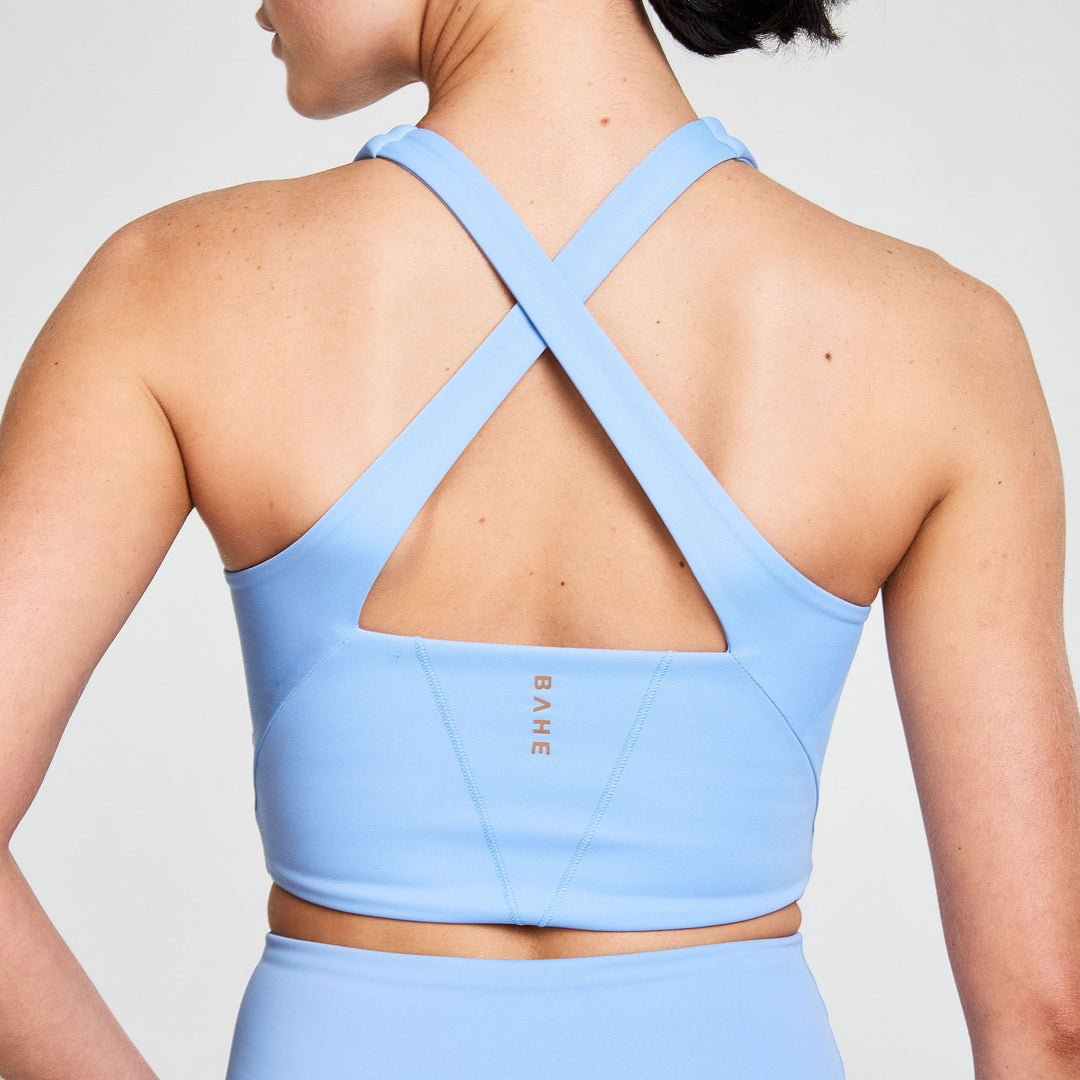 ATTUNE CROSS BACK TOP OCEAN BLUE