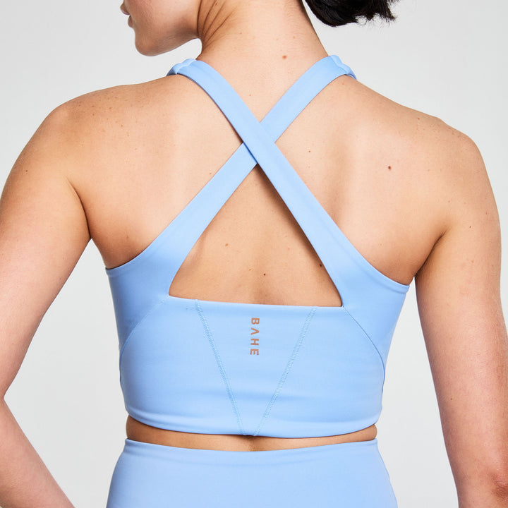 ATTUNE CROSS BACK TOP OCEAN BLUE
