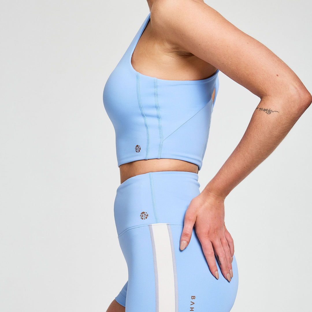 ATTUNE CROSS BACK TOP OCEAN BLUE