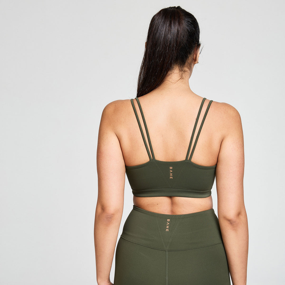 DINAMICA STRAPPY ACTIVE BRA KHAKI