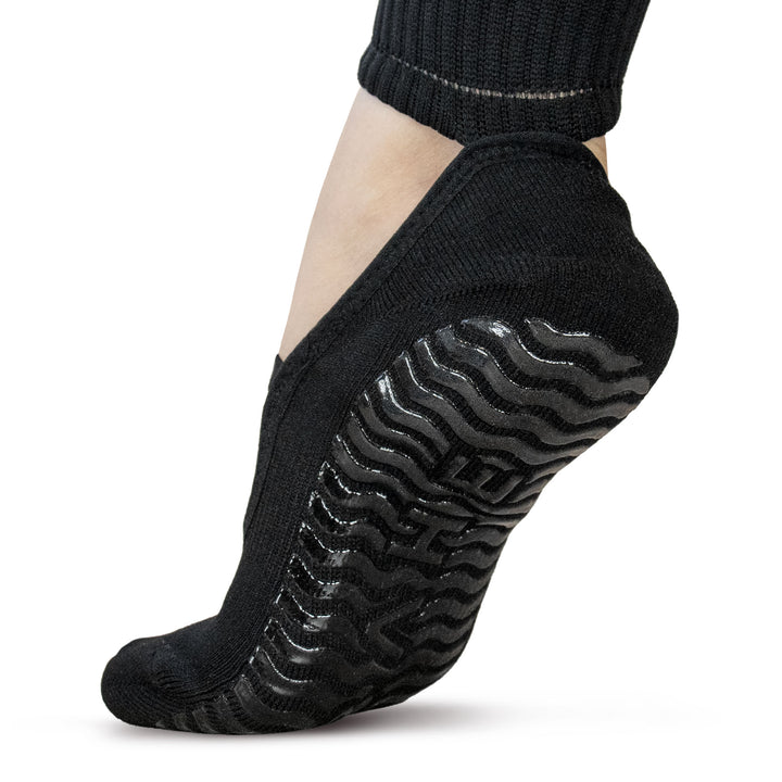 STUDIO GRIPPY BARRE SOCKS ANTHRACITE