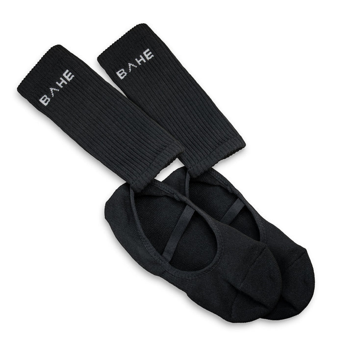 STUDIO GRIPPY BARRE SOCKS ANTHRACITE