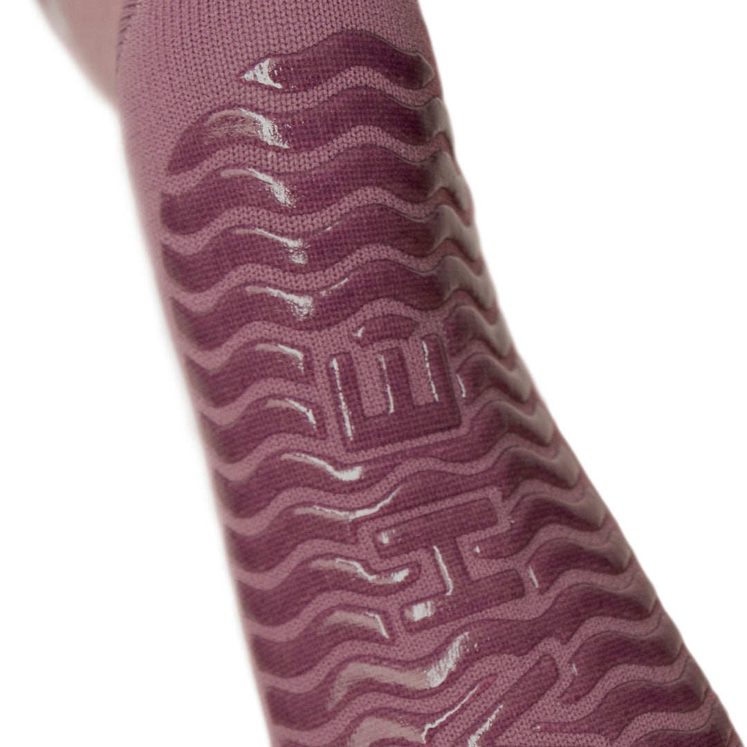 STUDIO GRIPPY CREW SOCKS DEEP MAUVE