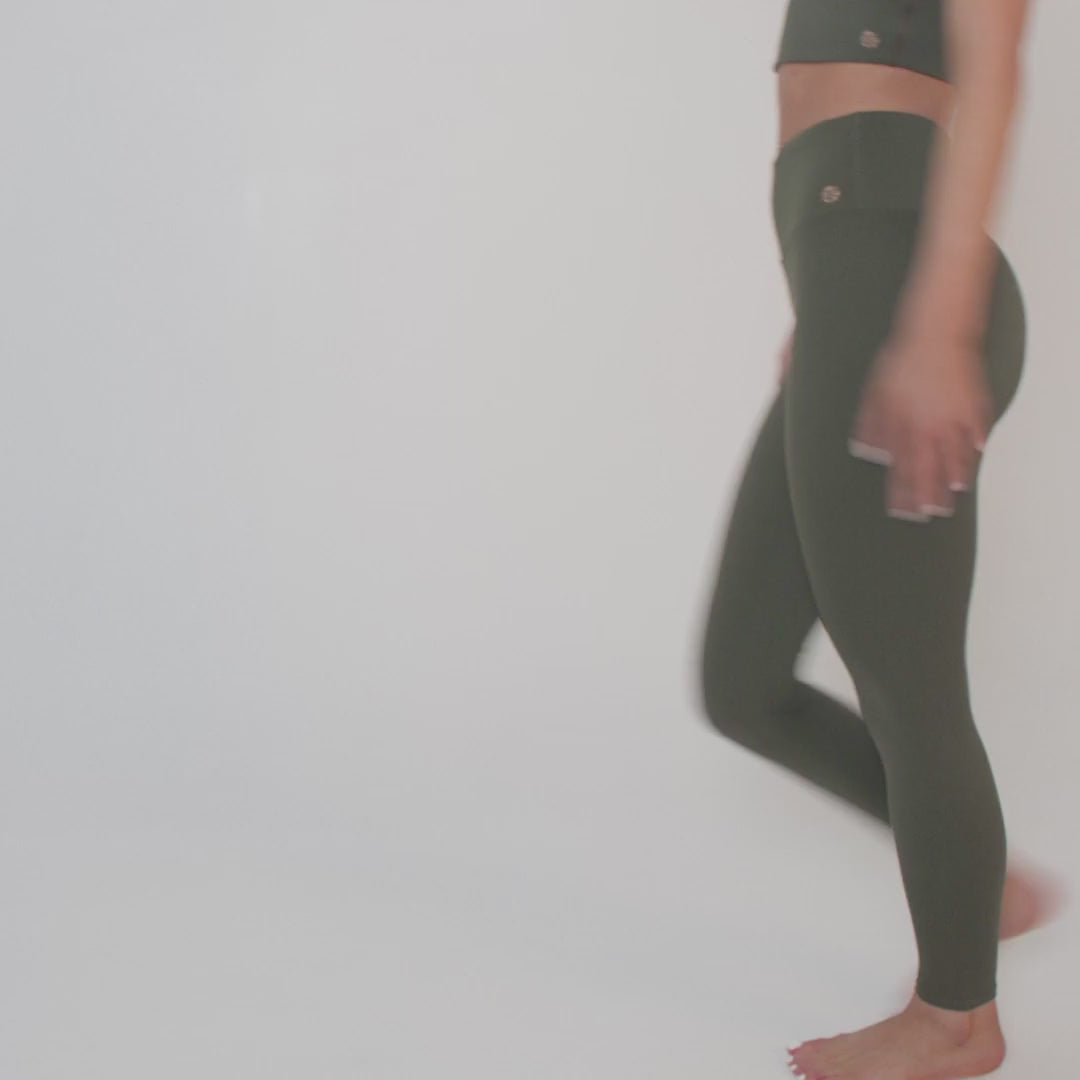 DINAMICA HIGH-RISE LEGGING 7/8 KHAKI