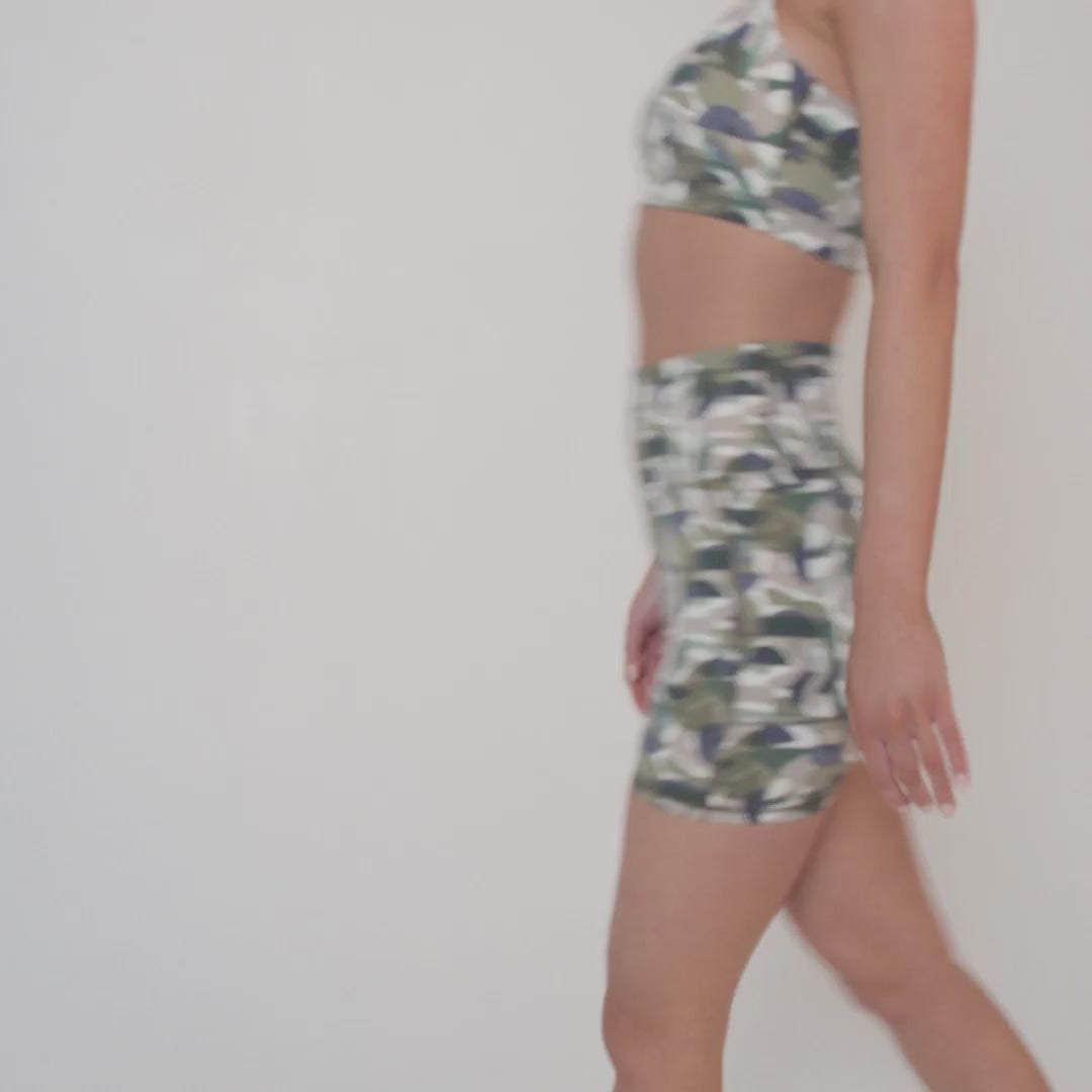 DINAMICA HIGH-RISE SHORTS 5" CAMO