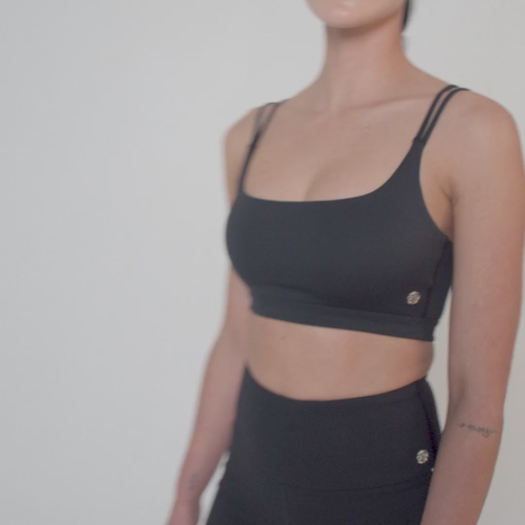 DINAMICA STRAPPY ACTIVE BRA BLACK